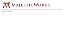 Tablet Screenshot of majesticworks.com